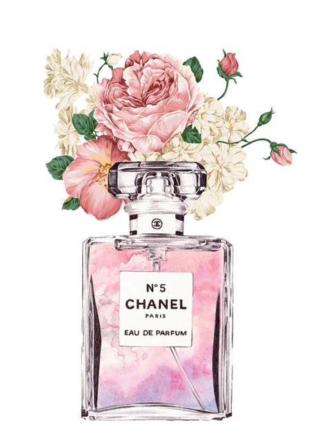 chanel perfume print flowers|Chanel perfume printable.